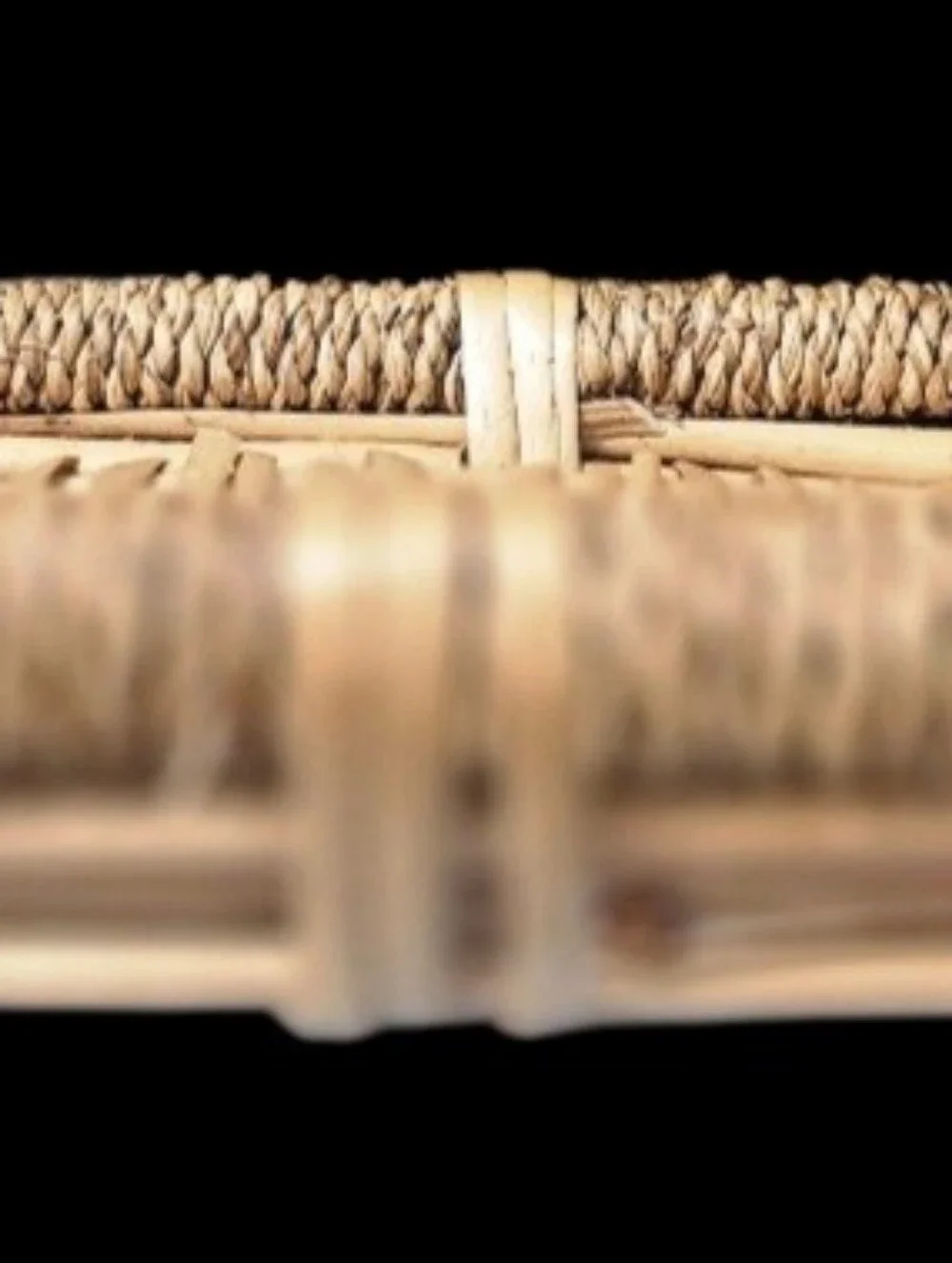 Natural Handmade Woven Straw | Wicker Rattan Square Serving Tray | Decor
